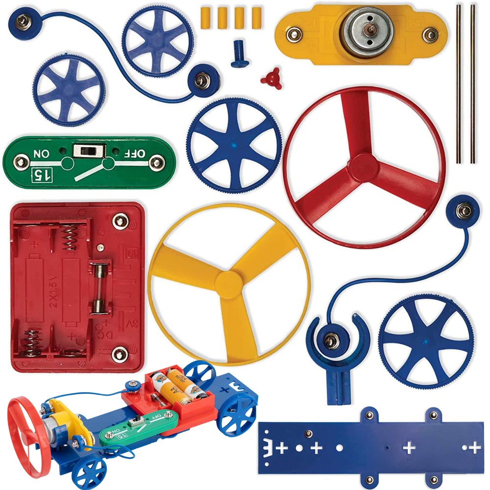 Mokomasis rinkinys – Elektronikos paslaptys – elektromobilis – Dromader 87291