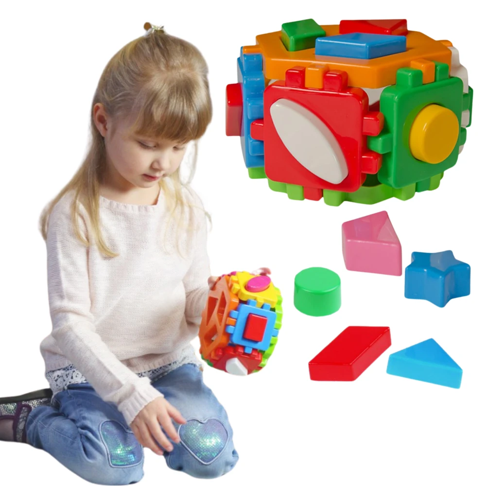 Technok Maksik SORTER SZEŚCIOKĄT ZABAWKA EDUKACYJNA FIGURY GEOMETRYCZNE KOLORY KSZTAŁTY