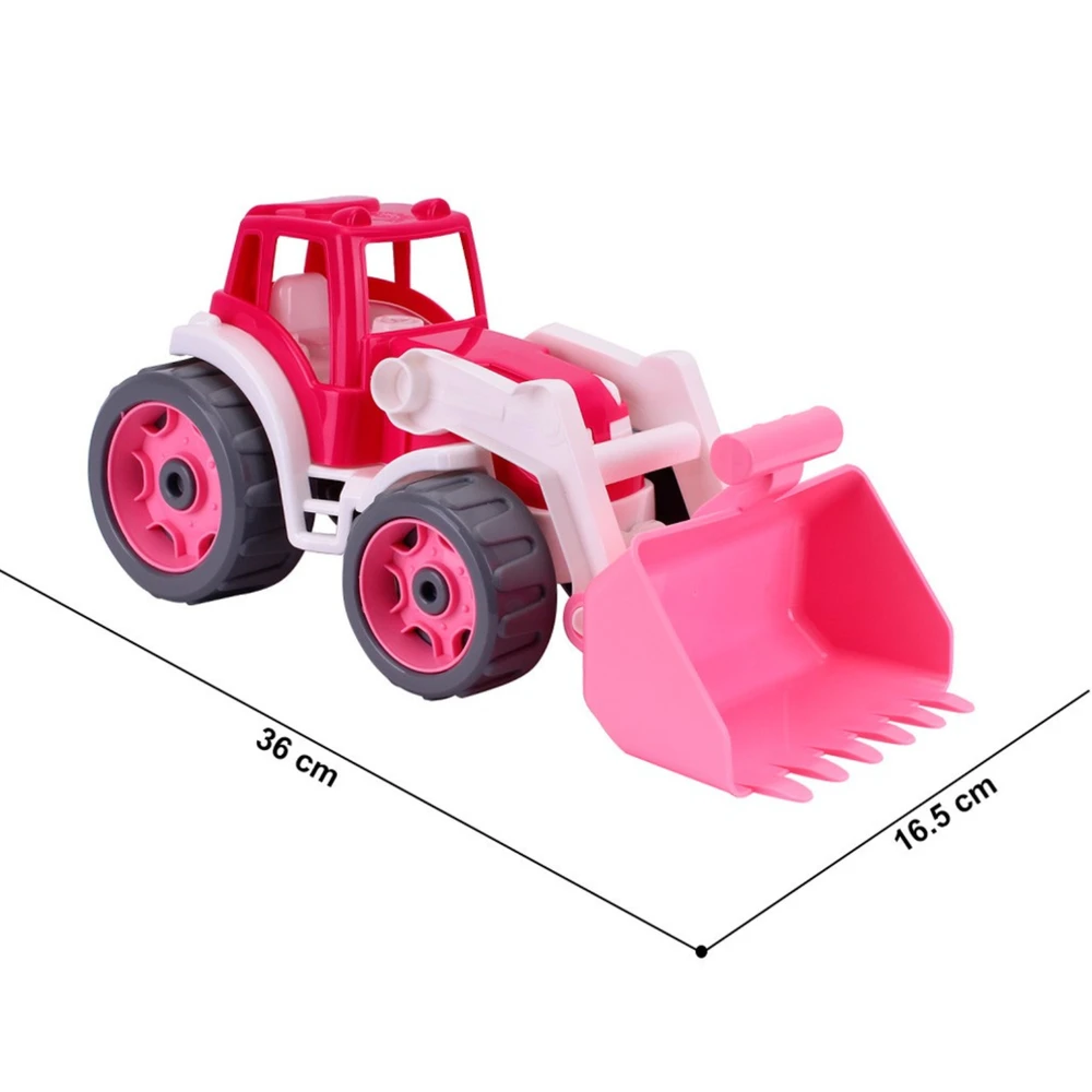 Technok Rožinis traktorius su krautuvu - 8195