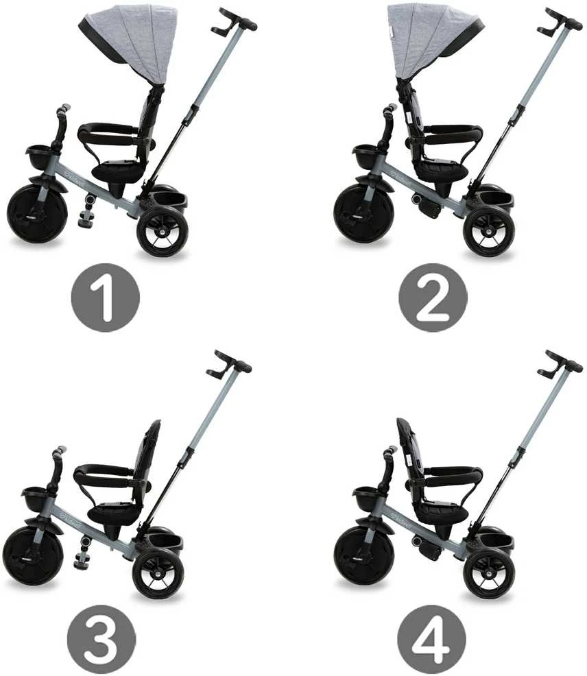 Triratukas Kidwell AXEL Titanium Pilkas