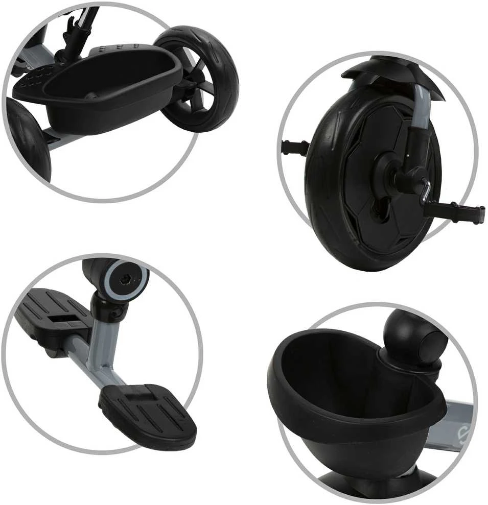 Triratukas Kidwell AXEL Titanium Pilkas