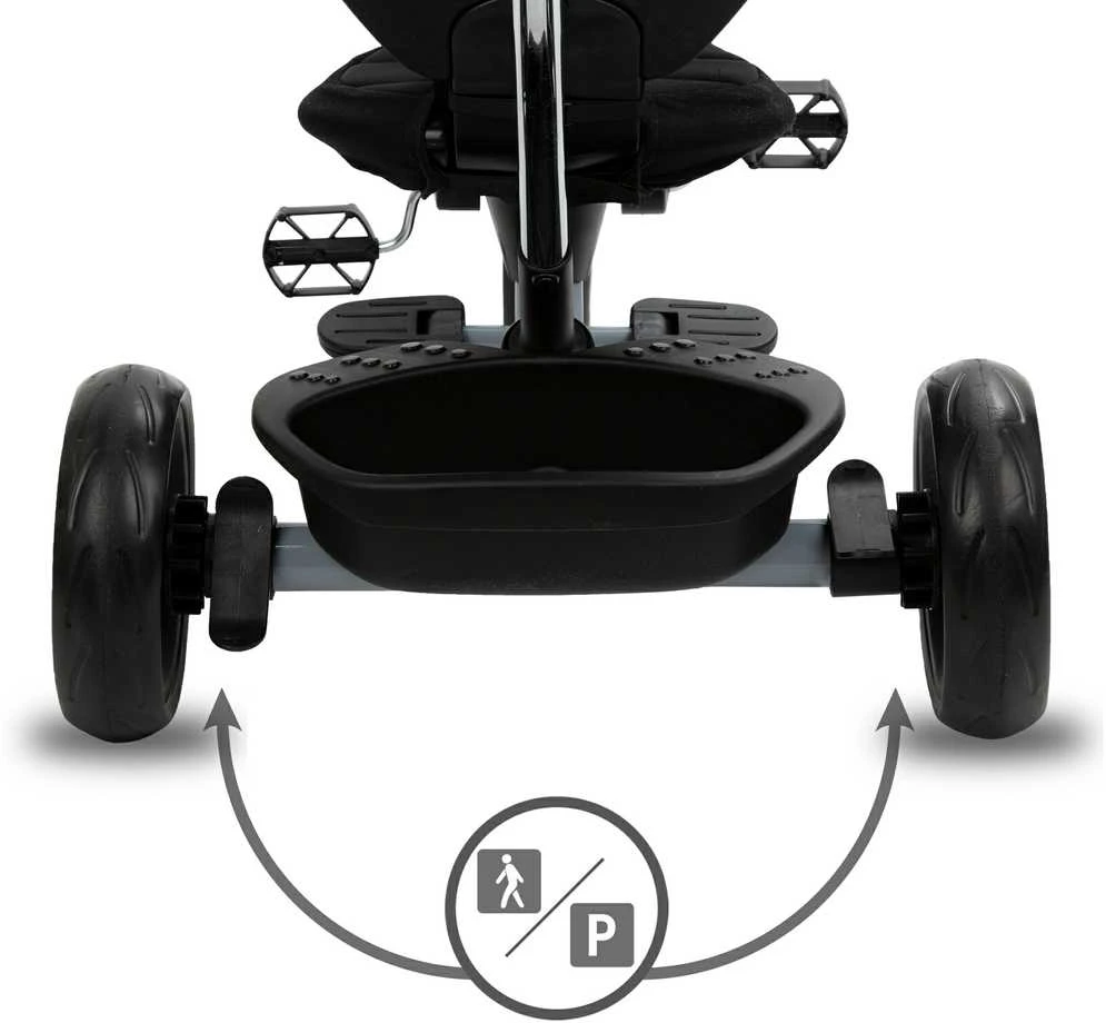 Triratukas Kidwell AXEL Titanium Pilkas