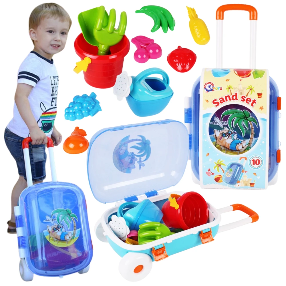Technok smėlio rinkinys lagamine 34 cm