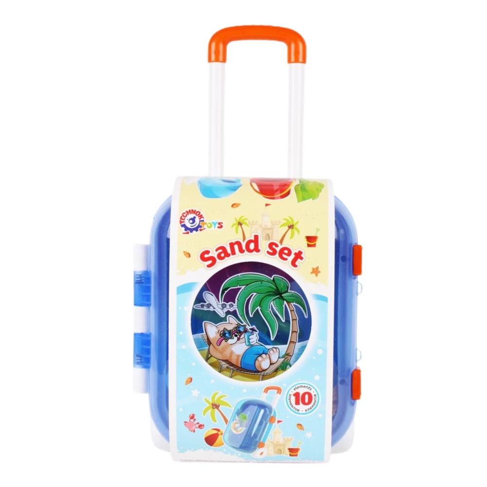 Technok smėlio rinkinys lagamine 34 cm