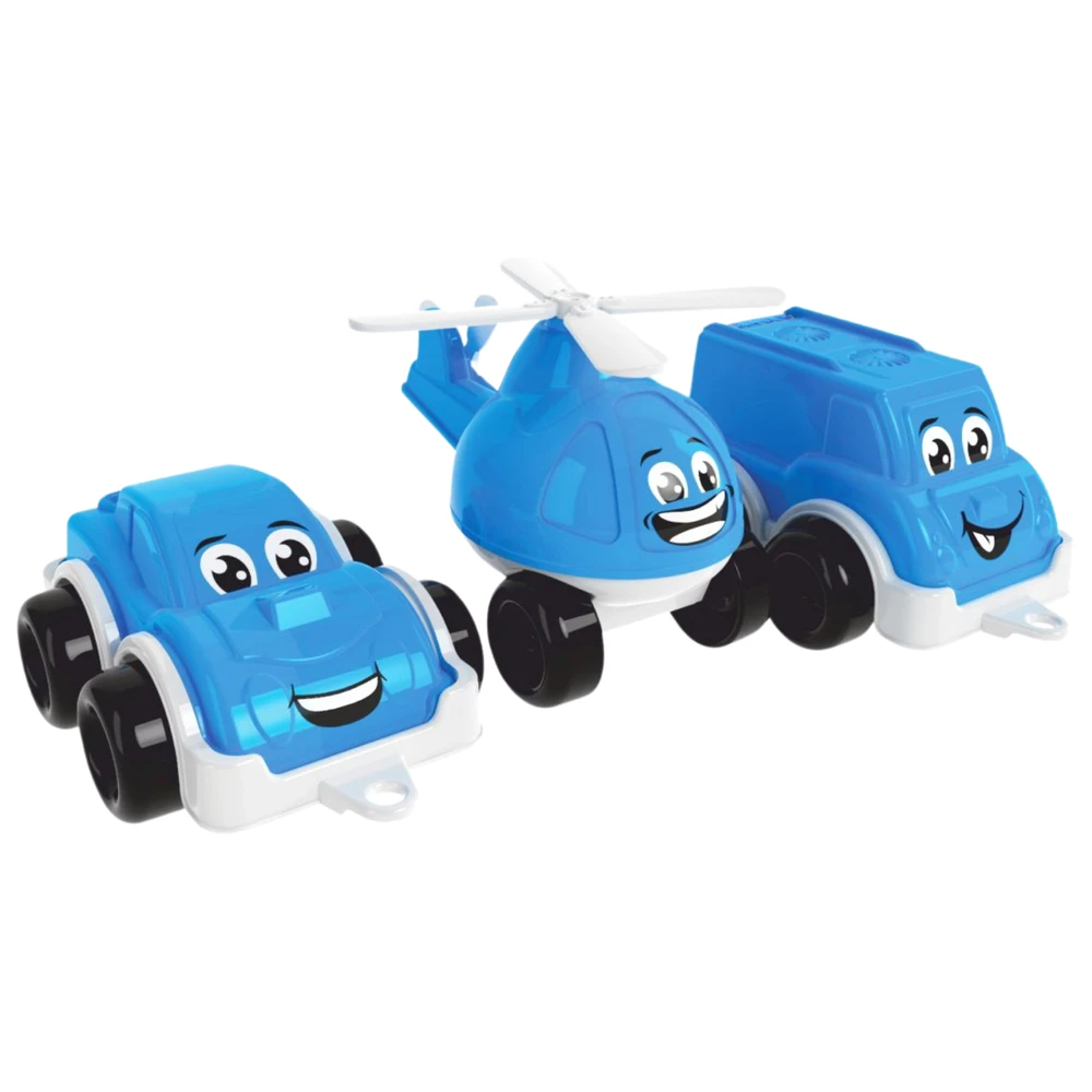 Technok Plastikinių mini mašinėlių rinkinys 5804 - 3 vnt