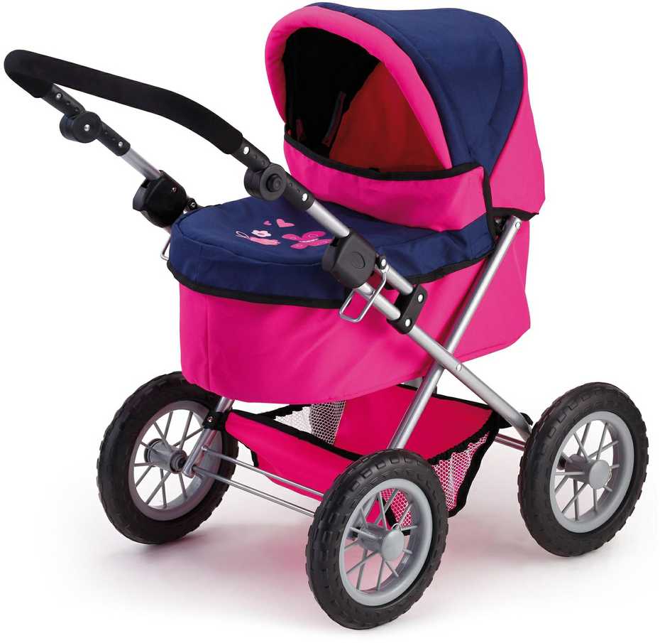 BAYER DESIGN LĖLIŲ VEŽIMĖLIS TRENDY, Rožinis