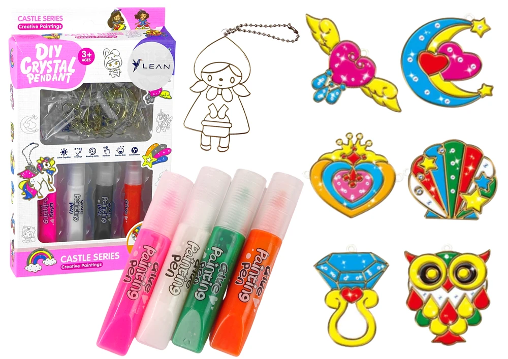 Lean Toys Tapybos rinkinys kietėjančiais dažais