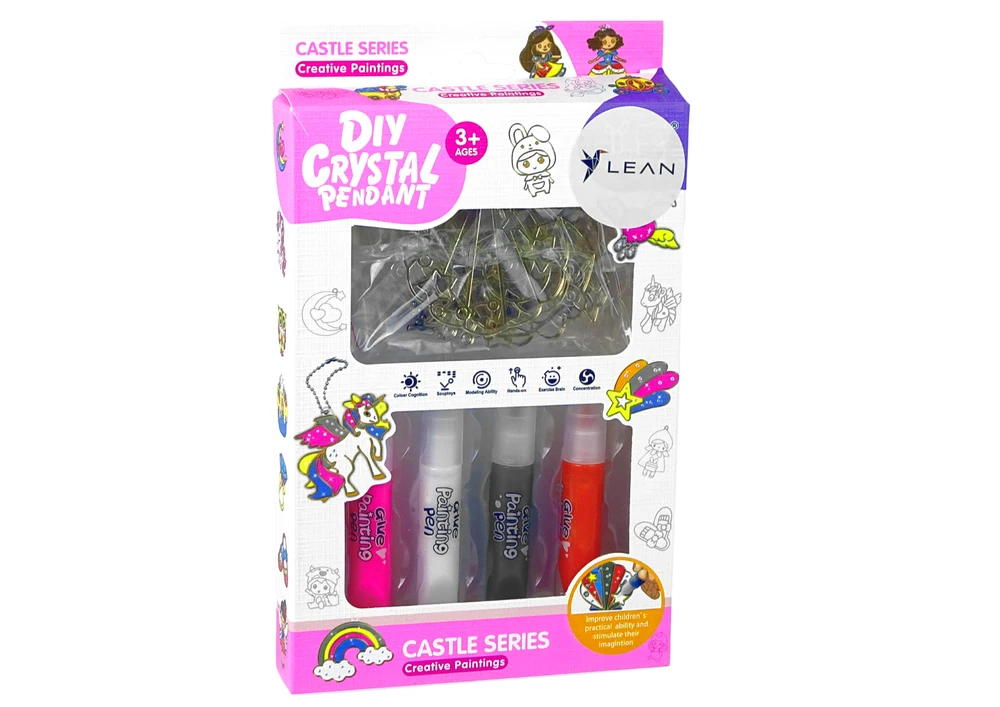 Lean Toys Tapybos rinkinys kietėjančiais dažais