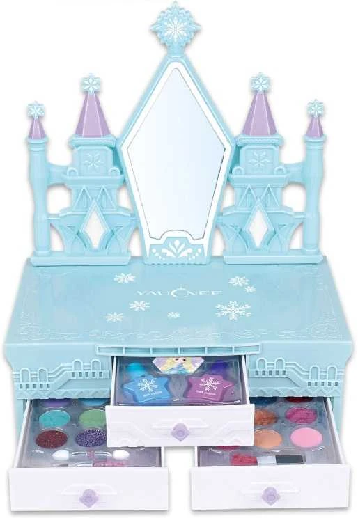 „ProNice XXL“ NAGŲ KOSMETIKOS DĖŽUTĖ MAKIAŽAS MAKIAŽAS RINKINYS PRINCESS CASTLE