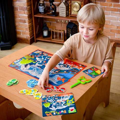 Dėlionė Roter Kafer Maksik Roter Kafer Puzzle detektyvas Dino muziejus RK1080-05