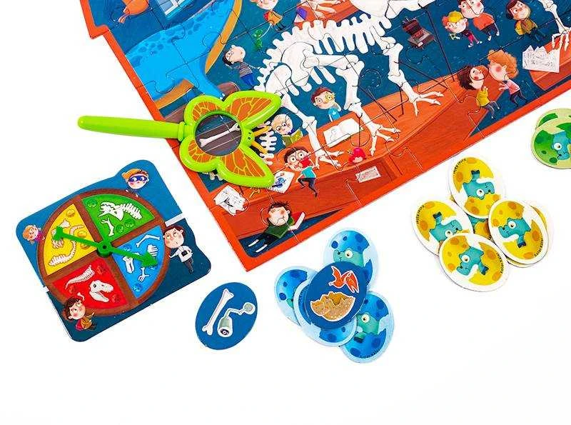 Dėlionė Roter Kafer Maksik Roter Kafer Puzzle detektyvas Dino muziejus RK1080-05