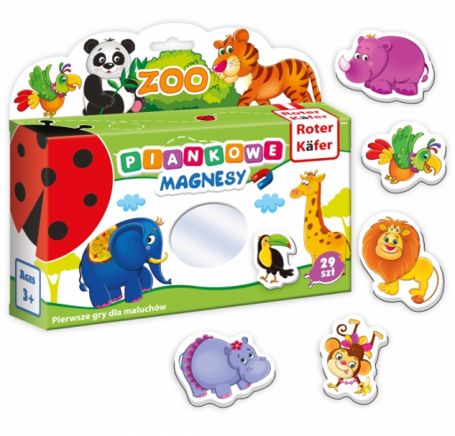 Dėlionė Pronice Zoologijos sodo putų magnetai - Roter Kafer