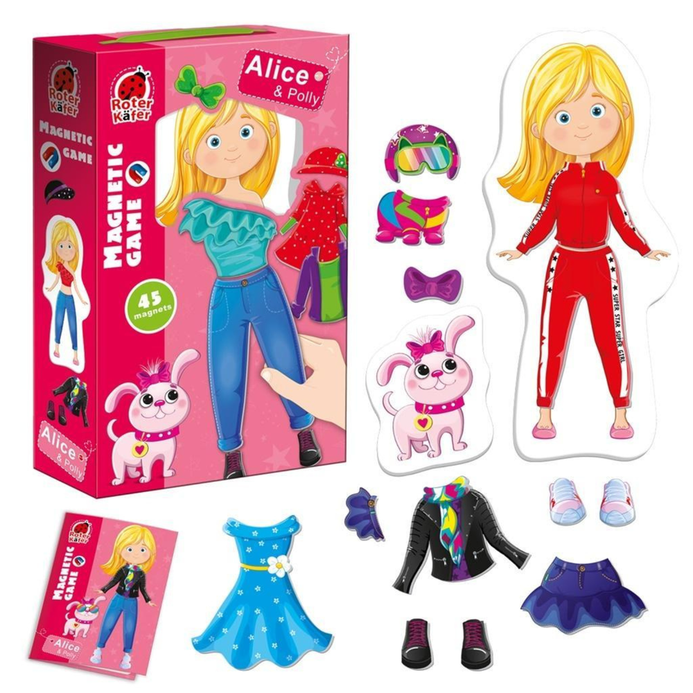 Dėlionė Roter Kafer Maksik Alice & Polly magnetinis žaidimas - Roter Kafer