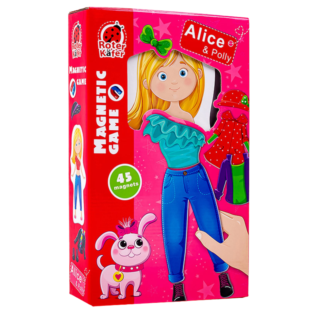 Dėlionė Roter Kafer Maksik Alice & Polly magnetinis žaidimas - Roter Kafer
