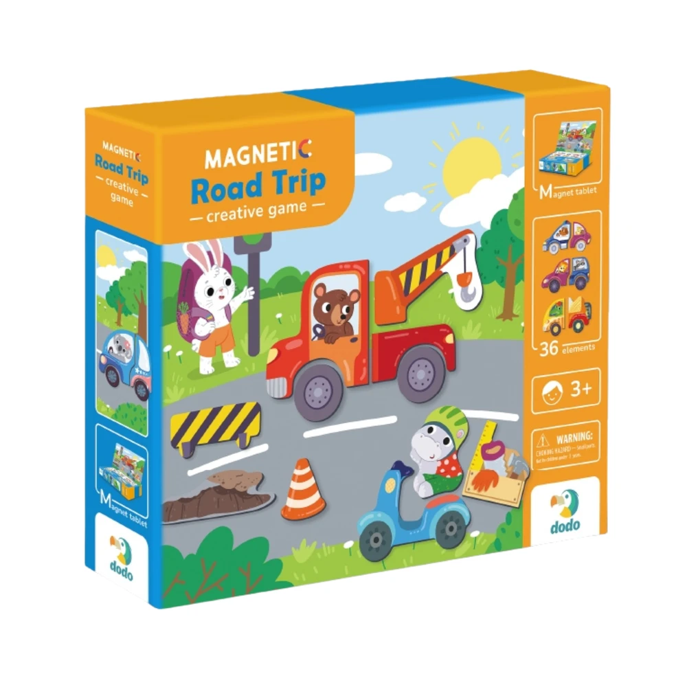 Dodo magnetukų rinkinys Transportas (36 el.)