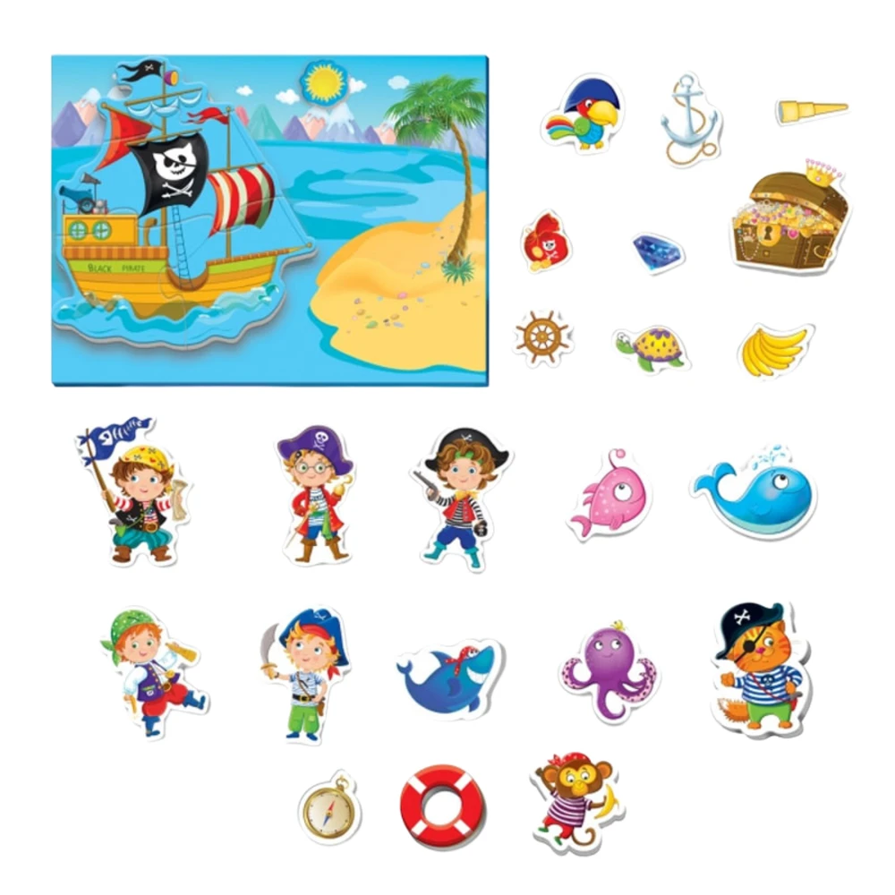 Roter Kafer Pirates magnetinis žaidimas