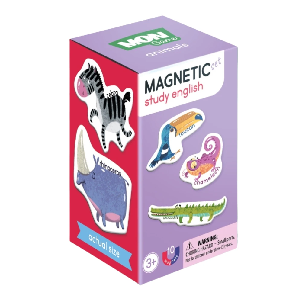 Dėlionė Dodo MON Magnetukų rinkinys Gyvūnai (10 el.)