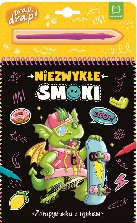 Aksjomat „Axiom Extraordinary Dragons Scratch“ žaidimas su rašikliu 36098