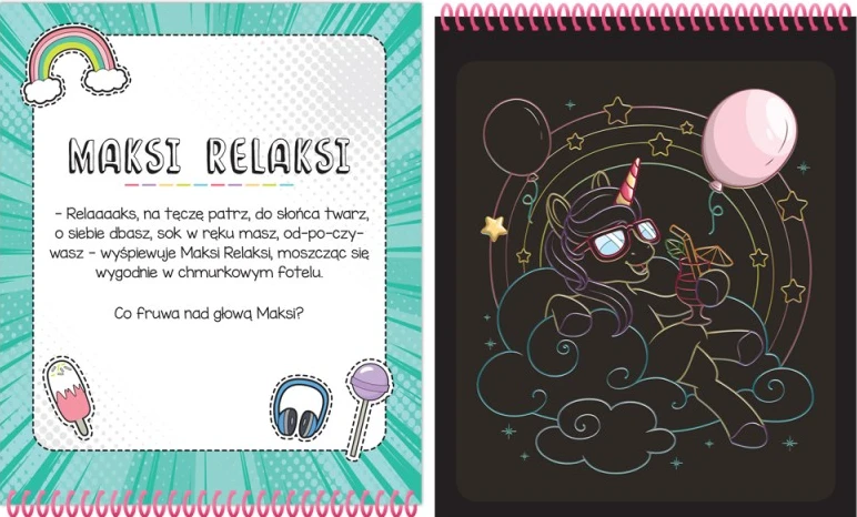 Aksjomat Axiom Beautiful unicorns Scratch žaidimas su rašikliu 36074