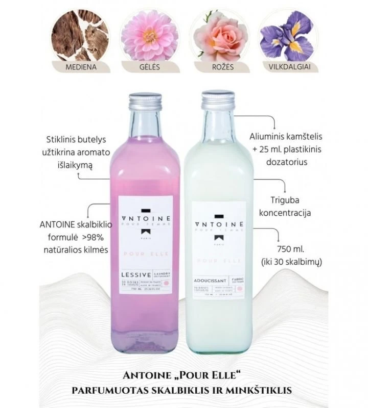 Antoine Parfums Antoine Pour Elle skalbiklis 750 ml