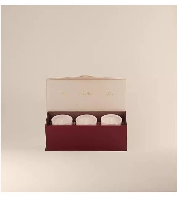 Bugaia Paris prabangus kvapiųjų žvakių rinkinys 3 x 90 g