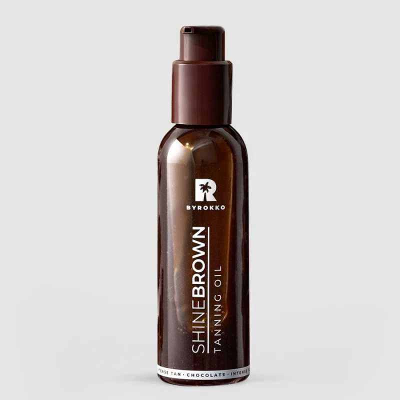 Byrokko Shine Brown Chocolate Oil itin greitai veikiantis bronzinantis aliejus, 145 ml