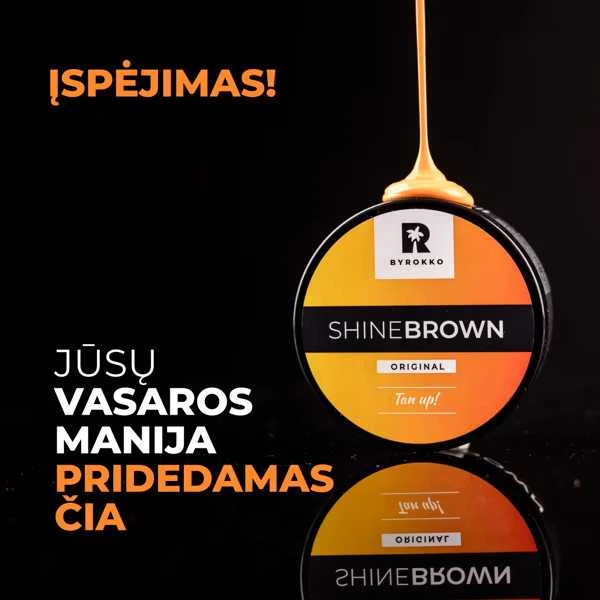 Byrokko Shine Brown Original Sun Losjonas kūnui