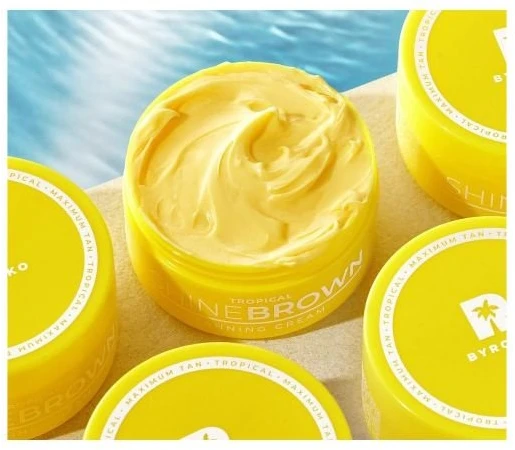 Byrokko Shine Brown Tropical Tanning Kreminis Sun Losjonas kūnui