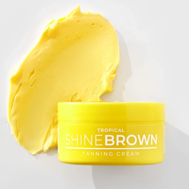 Byrokko Shine Brown Tropical Tanning Kreminis Sun Losjonas kūnui