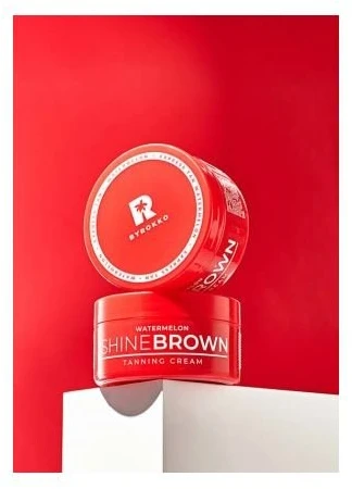 Byrokko Shine Brown Watermelon Tanning Kreminis Sun Losjonas kūnui