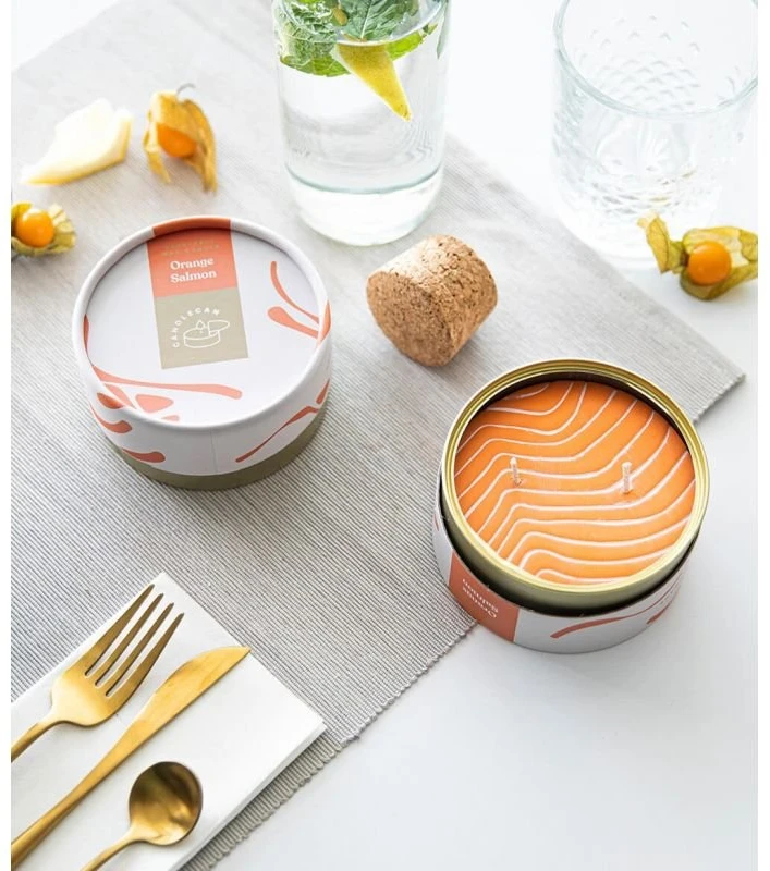 CANDLECAN Apelsinų lašišos kvapioji žvakė 280 g
