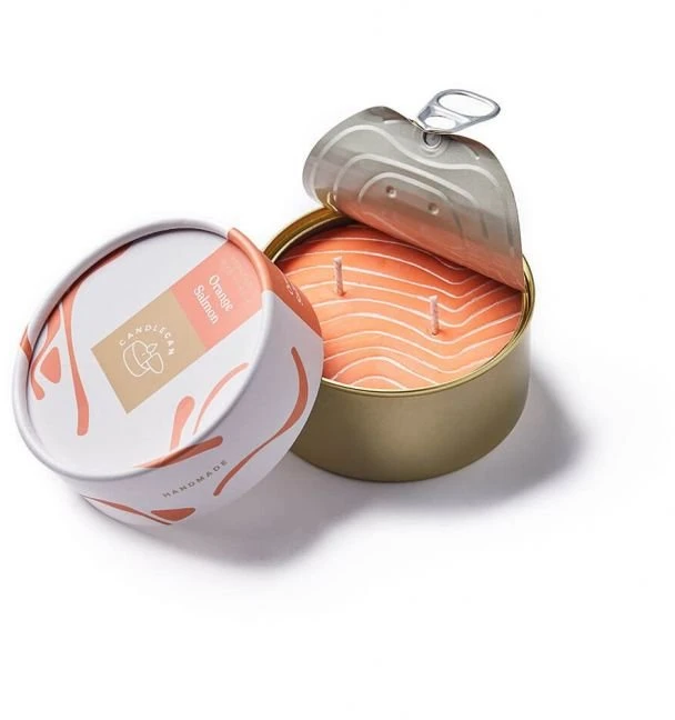 CANDLECAN Apelsinų lašišos kvapioji žvakė 280 g