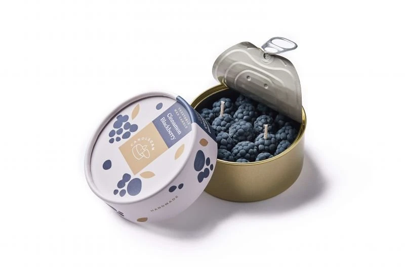 CANDLECAN Gervuogė ir cinamonas kvapioji žvakė 280 g