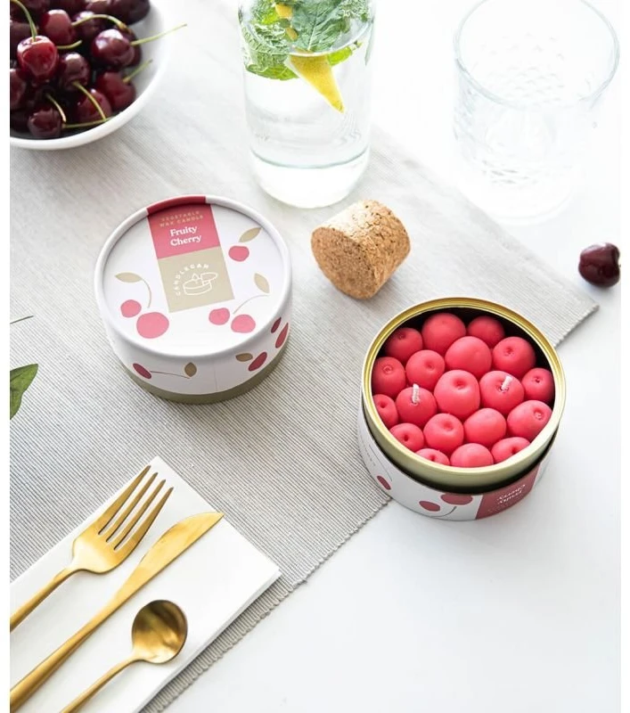 CANDLECAN Vaisinė vyšnių kvapioji žvakė 280 g