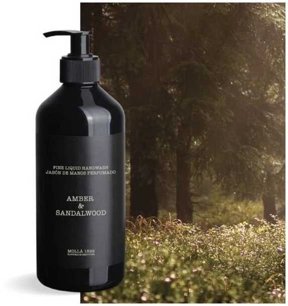 Cereria Molla 1899 Cereria Mollá Amber & Sandalwood skystas muilas 500 ml