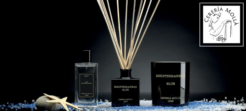 Cereria Mollá Incense sticks juodas Mediterranean Mėlyna 20 pcs