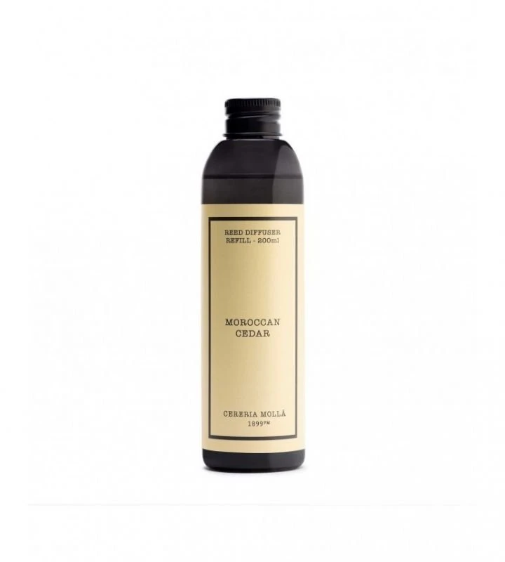 Cereria Mollá Marokietiško kedro difuzoriaus pakaitinė kasetė, 200 ml