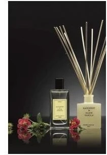 Cereria Molla 1899 Raspberry CM-Difuktoriaus PremiumReed 100ml. Aviečių ir juodos spalvos