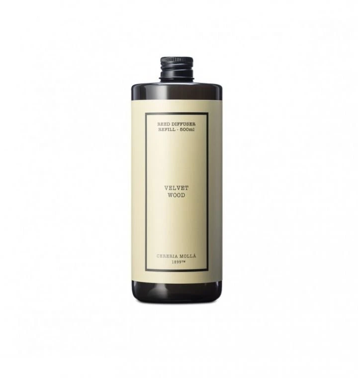 Cereria Molla 1899 Cereria Mollá Velvet Wood namų kvapo papildymas 500 ml