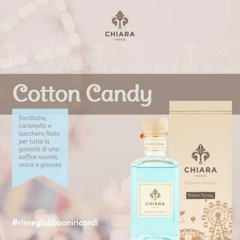 Chiara Firenze Cotton Candy namų kvapas 100 ml