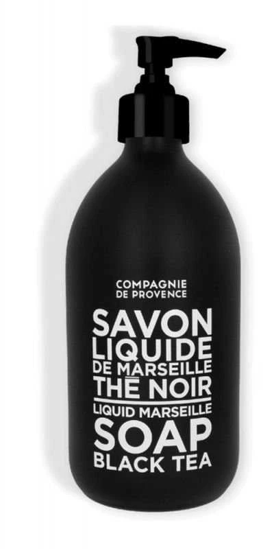 Compagnie De Provence CDP Juodas Tea skystas Marselio muilas 495 ml