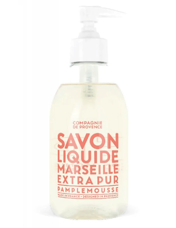 Compagnie De Provence Marseille Liquid Soap Rožinė Grapefruit skystas muilas rankoms ir kūnui, 300 ml