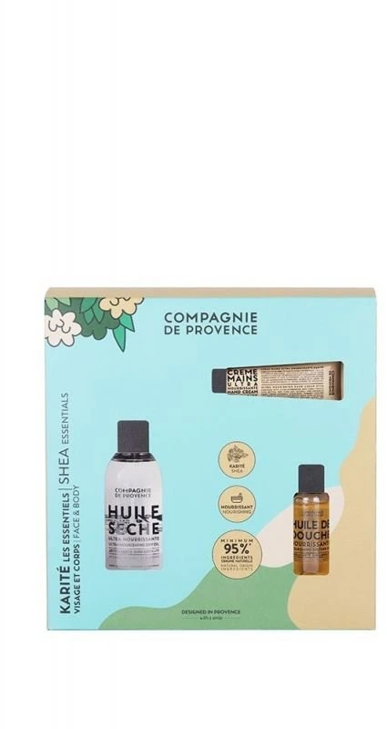 Compagnie de Provence Shea kūno ir plaukų priežiūros rinkinys