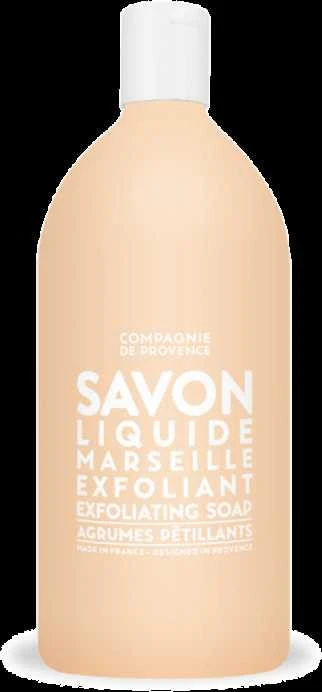 Compagnie De Provence Marseille Exfoliating Liquid Soap Refill, 1000 ml