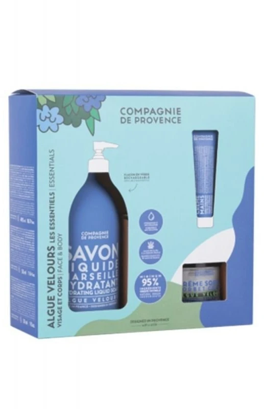 Compagnie de Provence Velvet Seaweed kūno ir veido priežiūros rinkinys