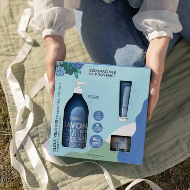 Compagnie de Provence Velvet Seaweed kūno ir veido priežiūros rinkinys