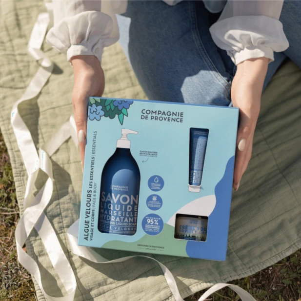 Compagnie de Provence Velvet Seaweed kūno ir veido priežiūros rinkinys