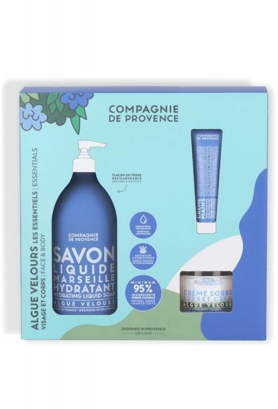 Compagnie de Provence Velvet Seaweed kūno ir veido priežiūros rinkinys