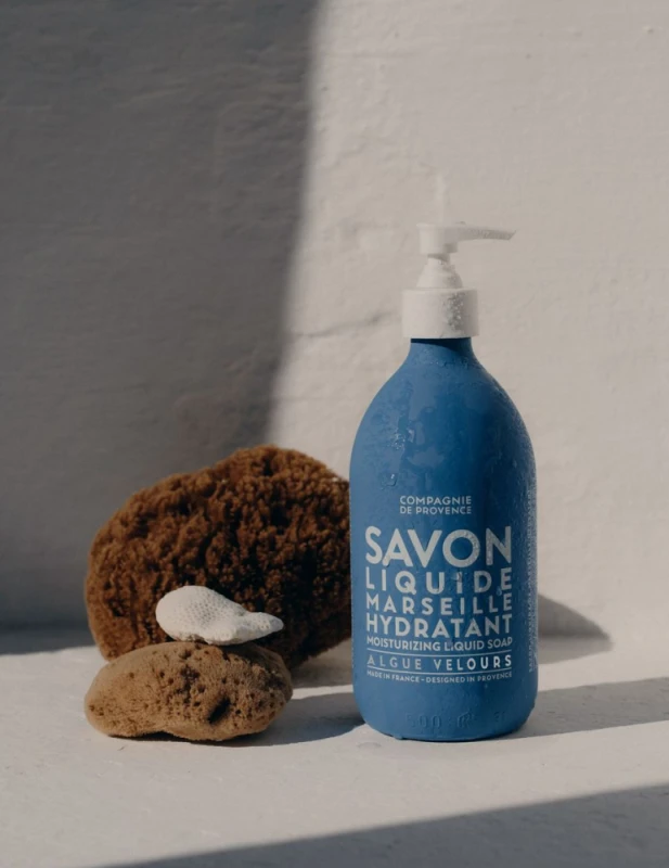 Compagnie de Provence Velvet Seaweed skystas Marselio muilas 300 ml