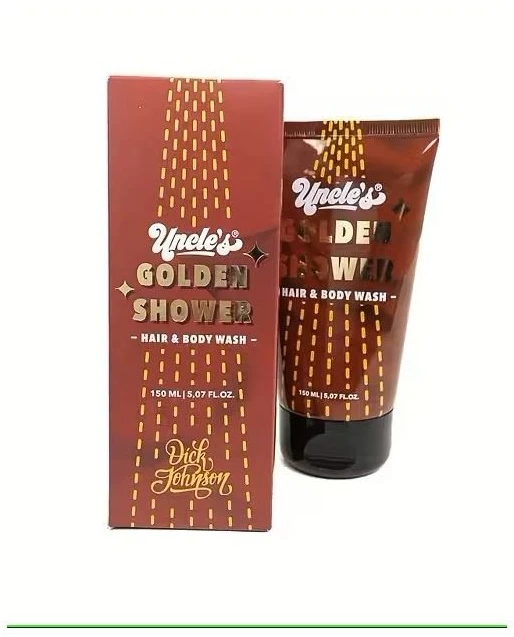 Dick Johnson Golden Shower plaukų ir kūno prausiklis 150 ml